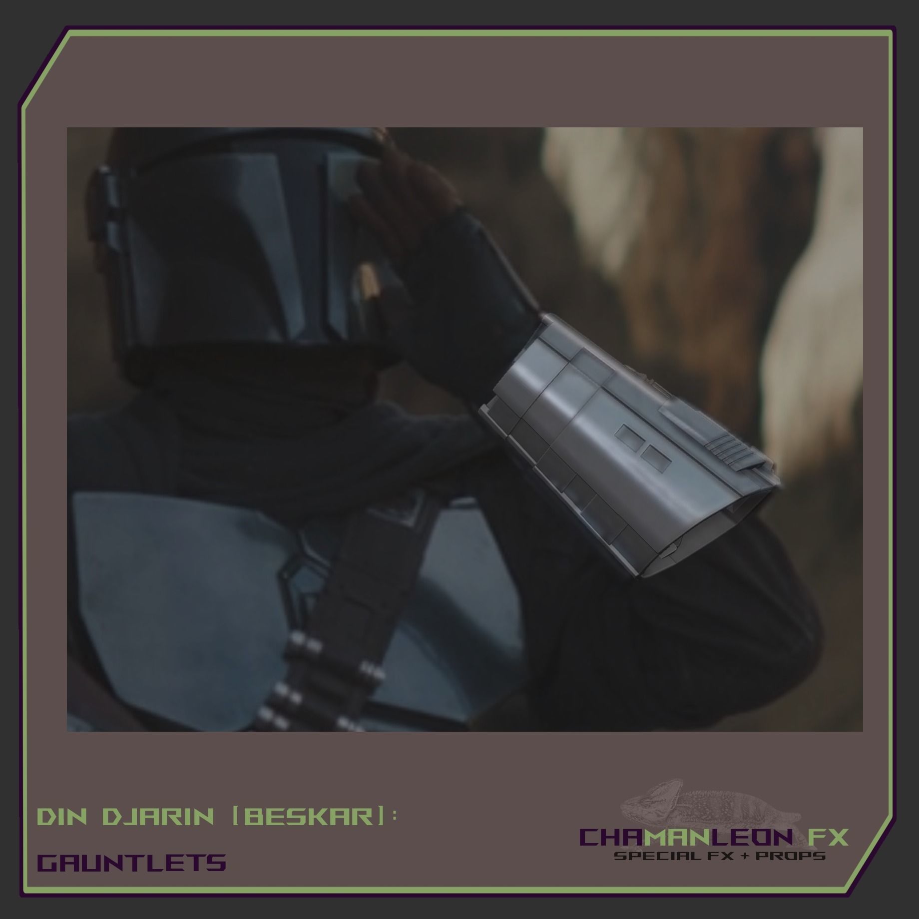 Din Djarin Mandalorian Beskar Gauntlets Cosplay Armor 3D print model_14