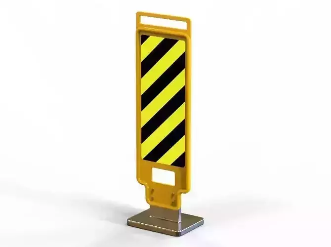 Road Wet Sign Reflexive  3D print model