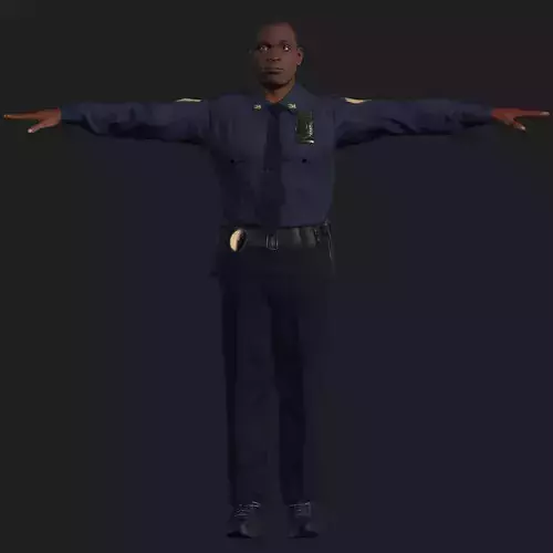 African American Police Officer