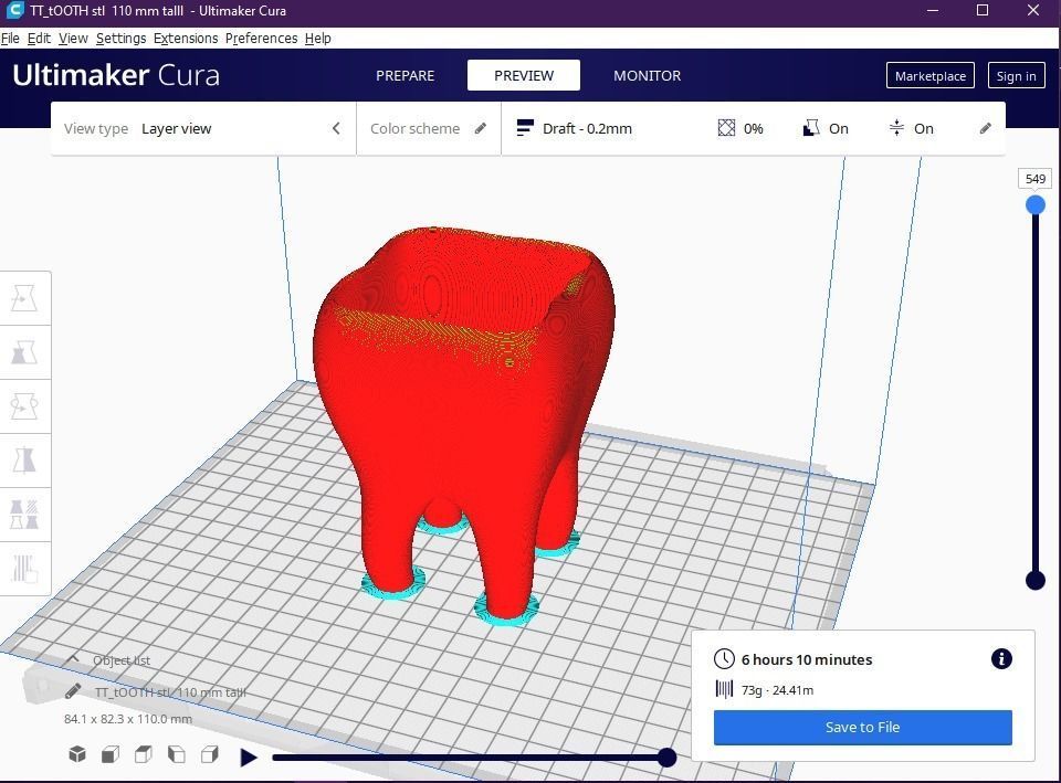 Tooth Toothbrush Holder 3D print model_22