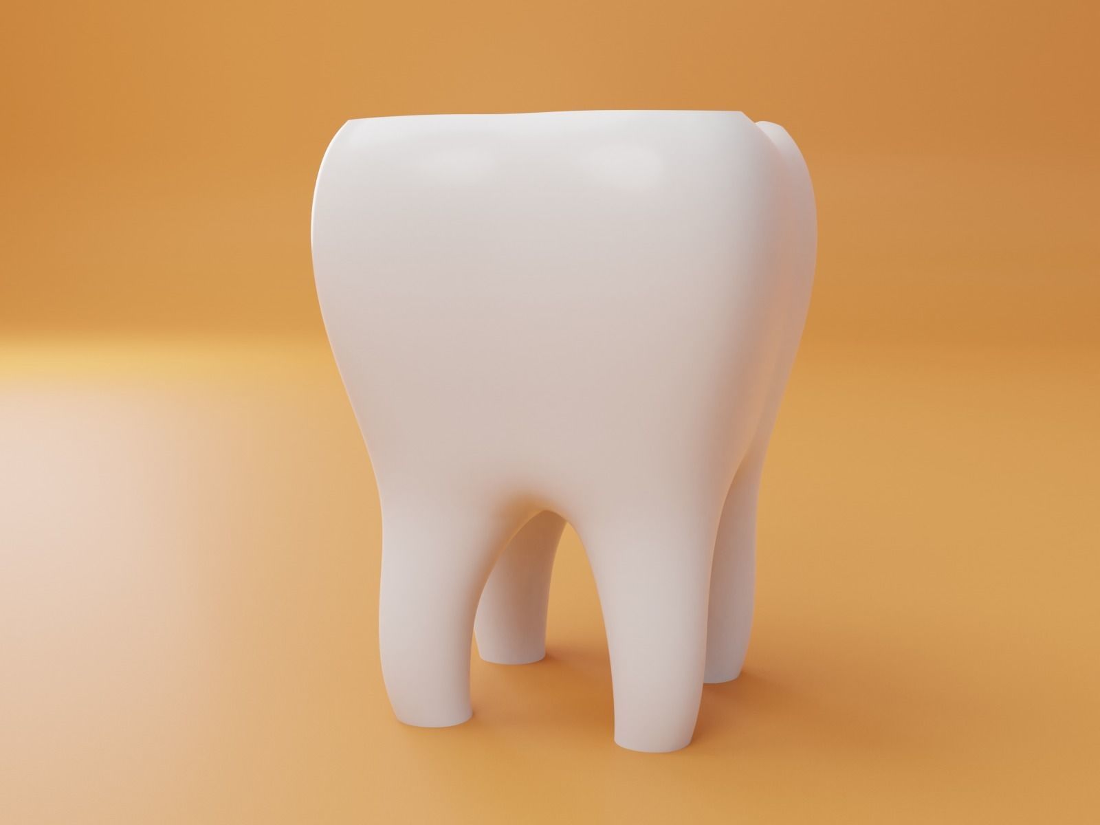 Tooth Toothbrush Holder 3D print model_8