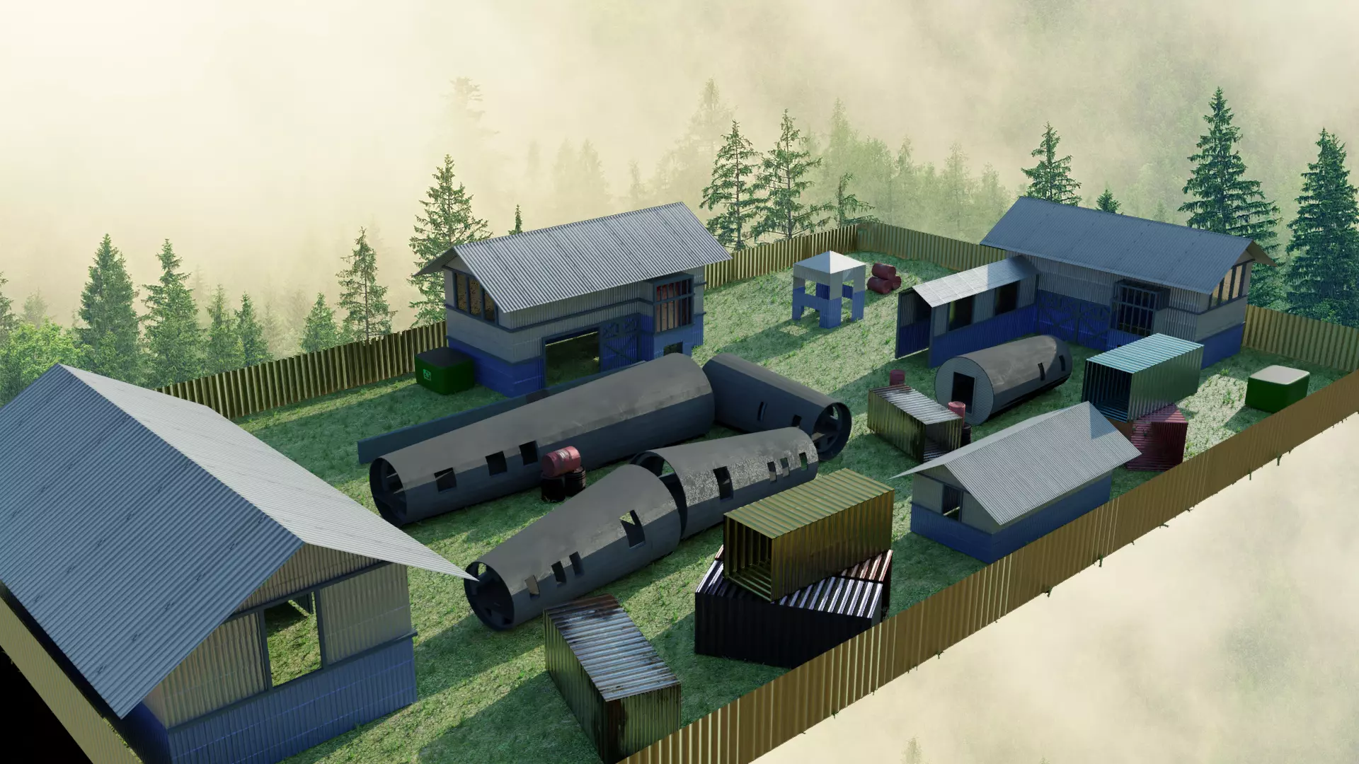 Scrapyard Environment 3D model_0