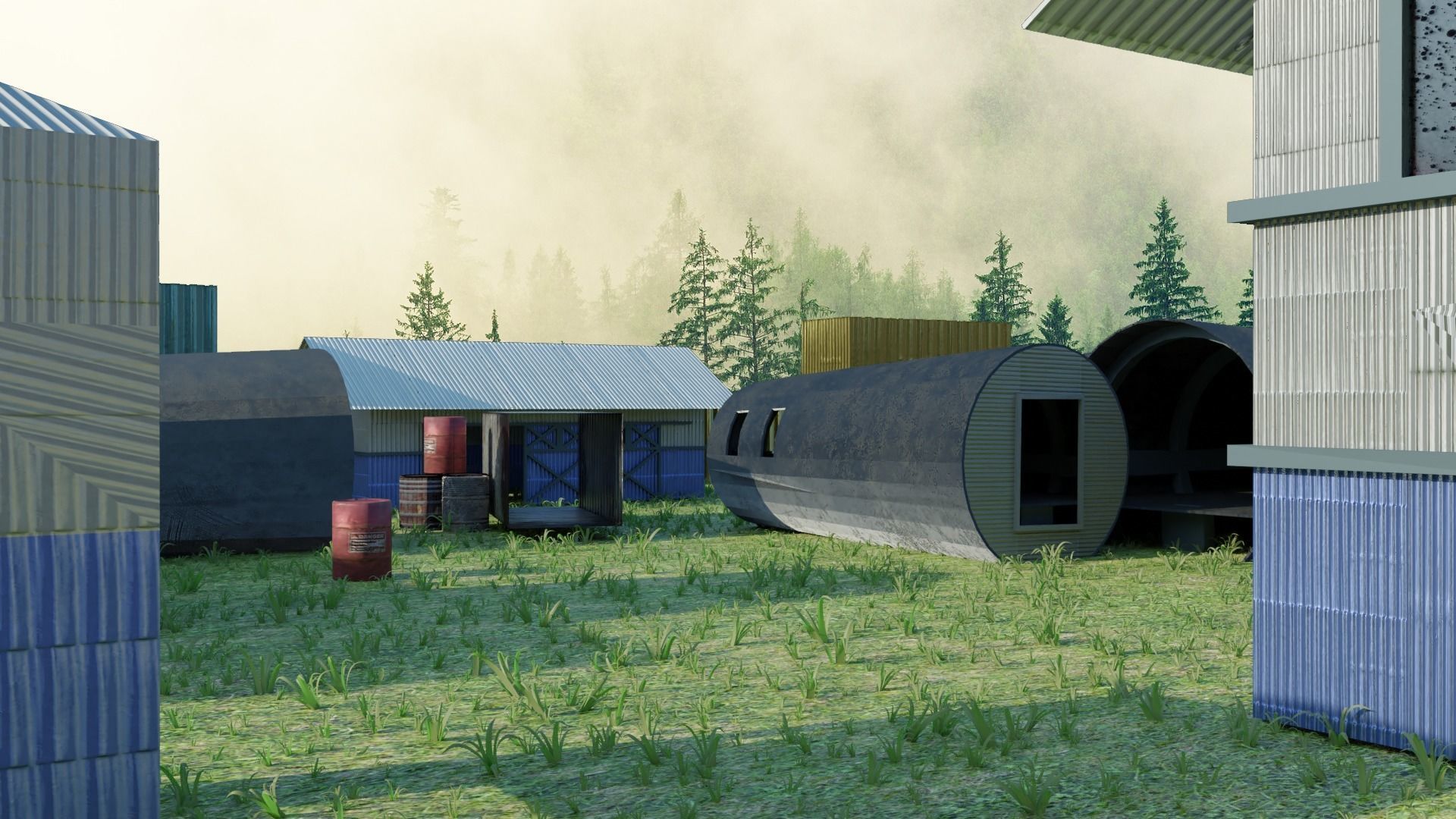 Scrapyard Environment 3D model_4