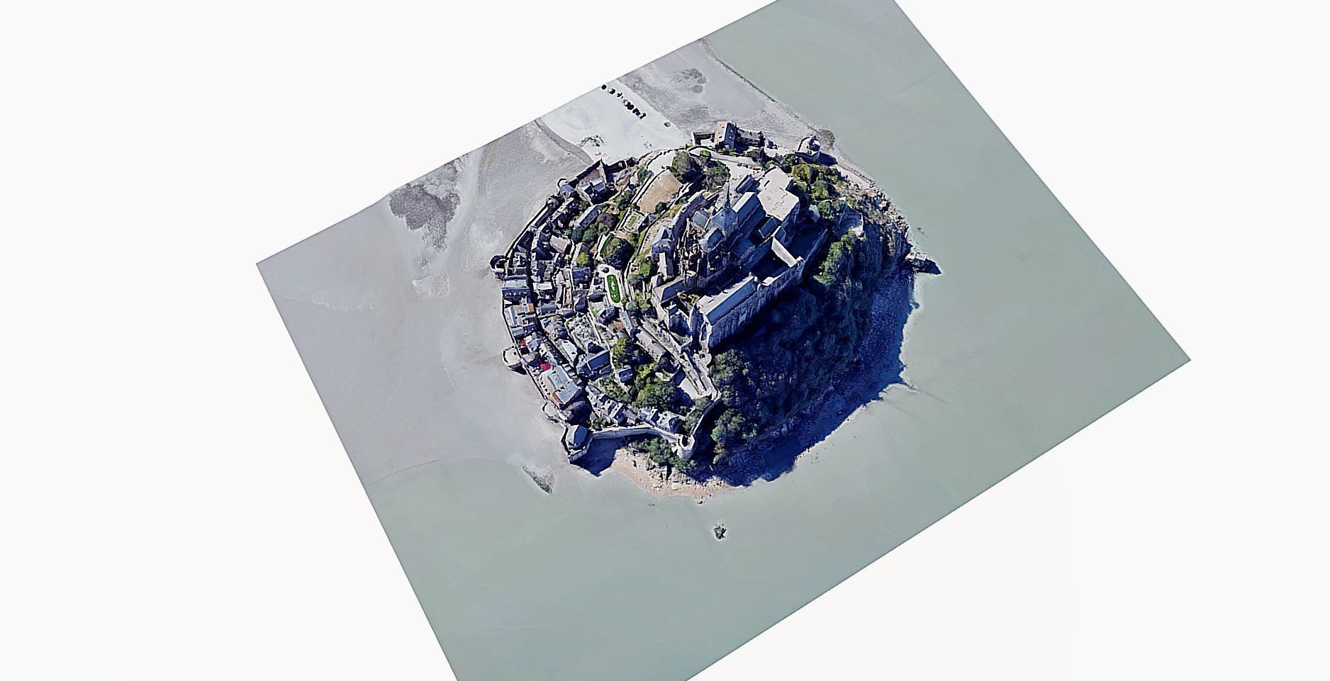 St Michaels Mount-Mont Saint Michel Low-poly 3D model_5