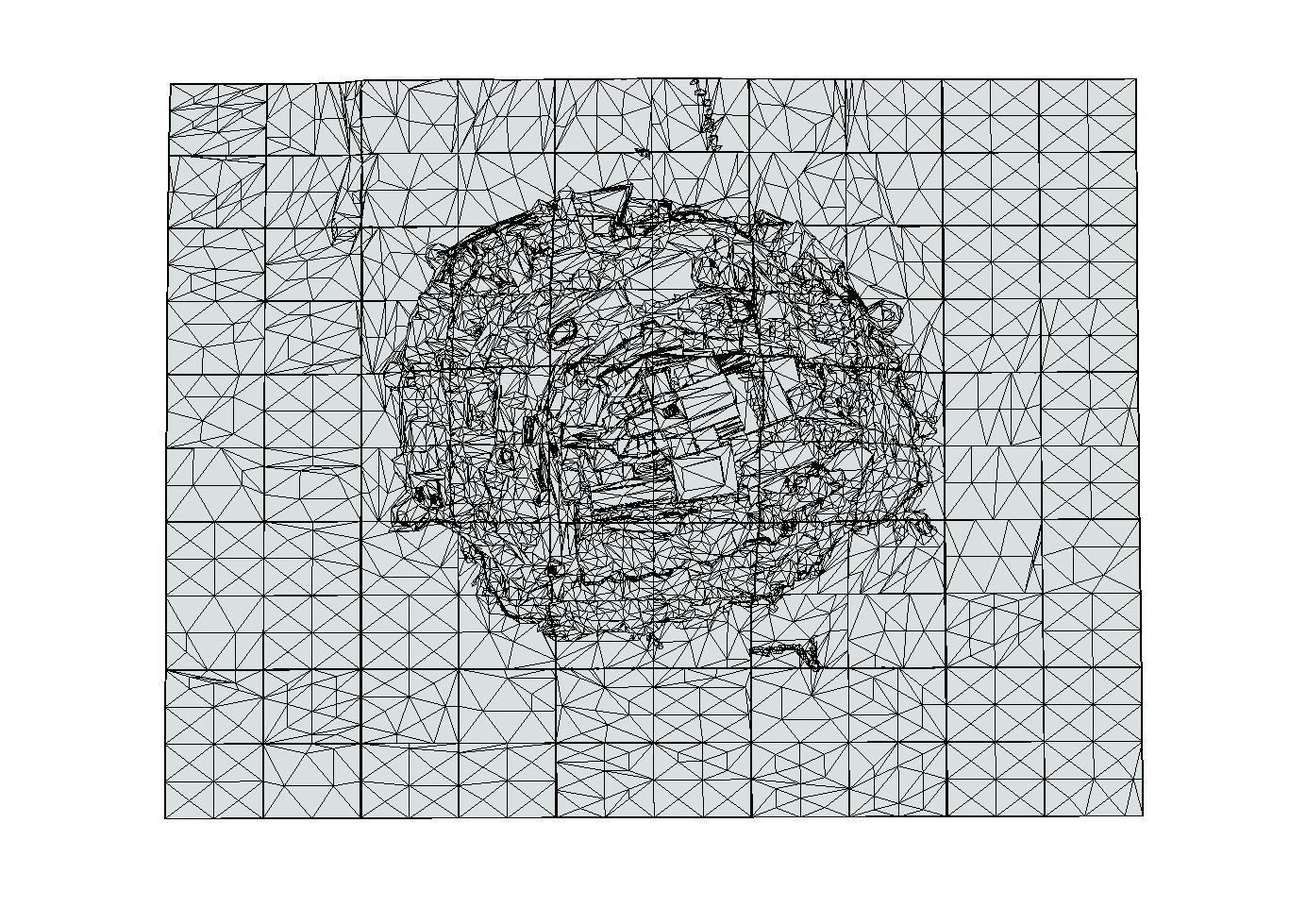 St Michaels Mount-Mont Saint Michel Low-poly 3D model_11