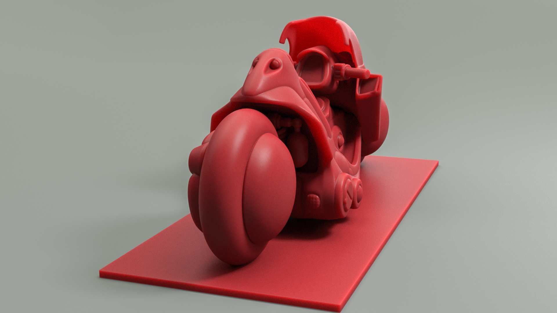 Kaneda Bike 3D Print Model 3D print model_4