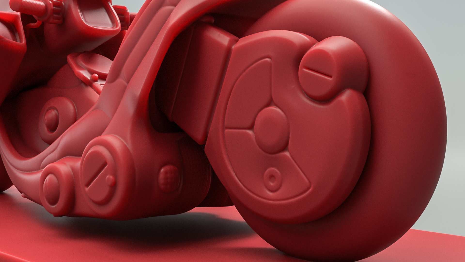 Kaneda Bike 3D Print Model 3D print model_8