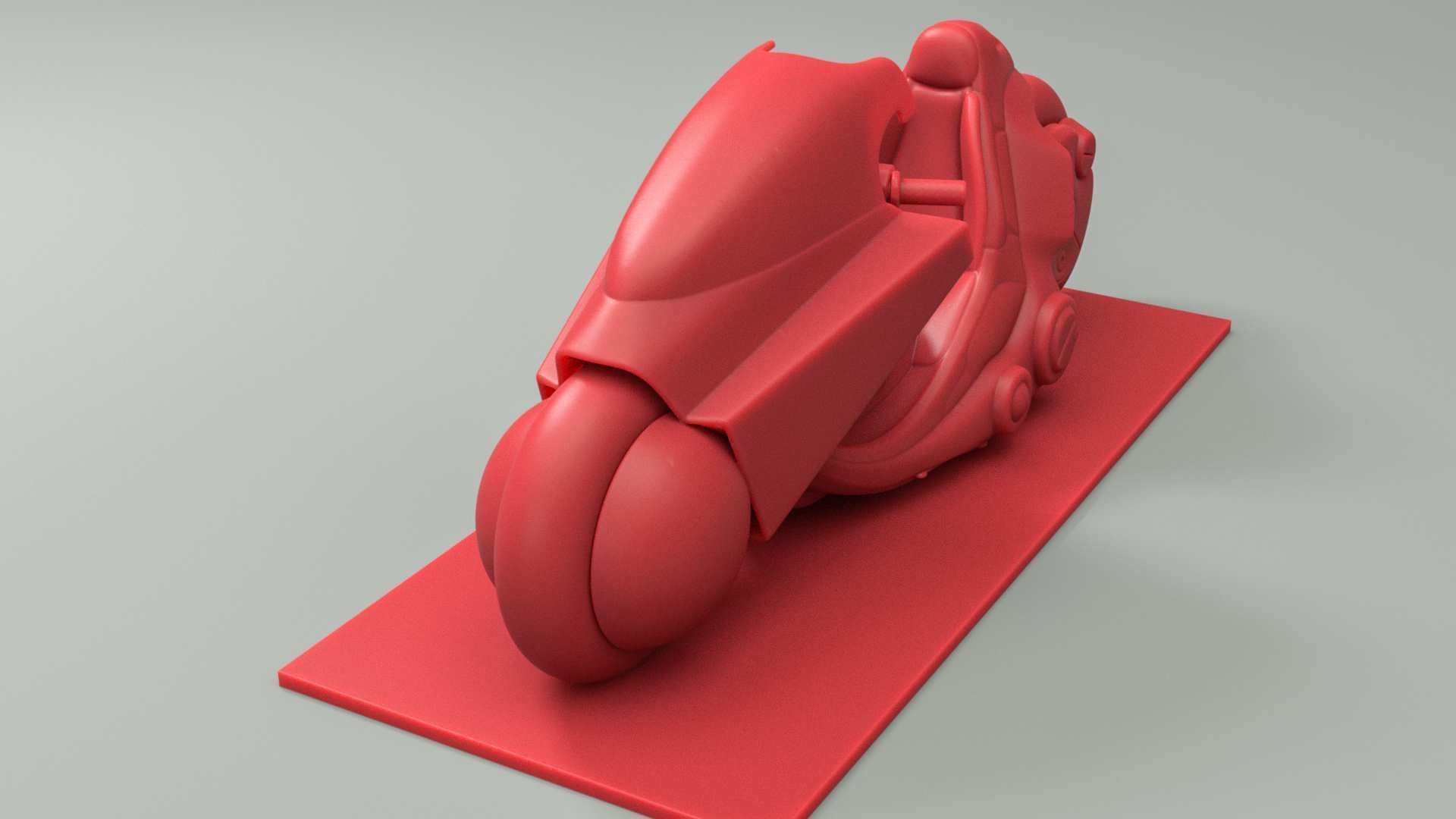Kaneda Bike 3D Print Model 3D print model_1