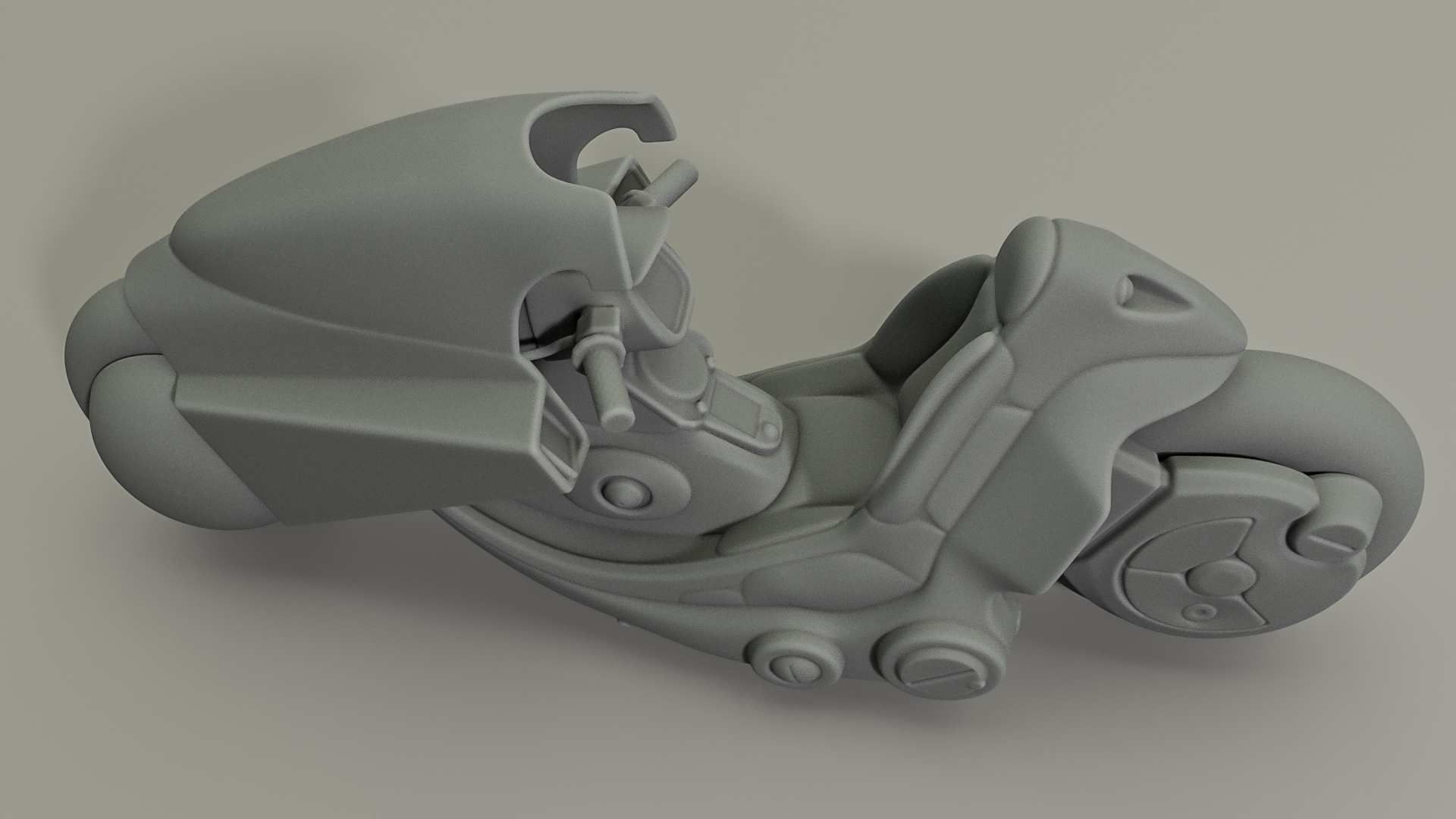 Kaneda Bike 3D Print Model 3D print model_14