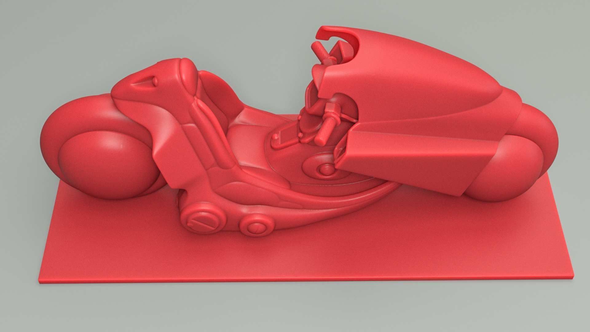 Kaneda Bike 3D Print Model 3D print model_5