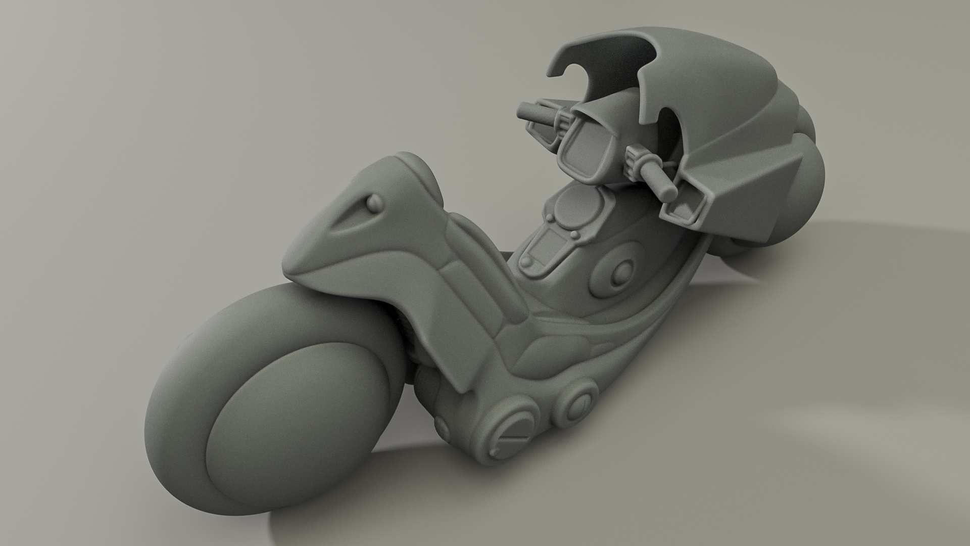 Kaneda Bike 3D Print Model 3D print model_12