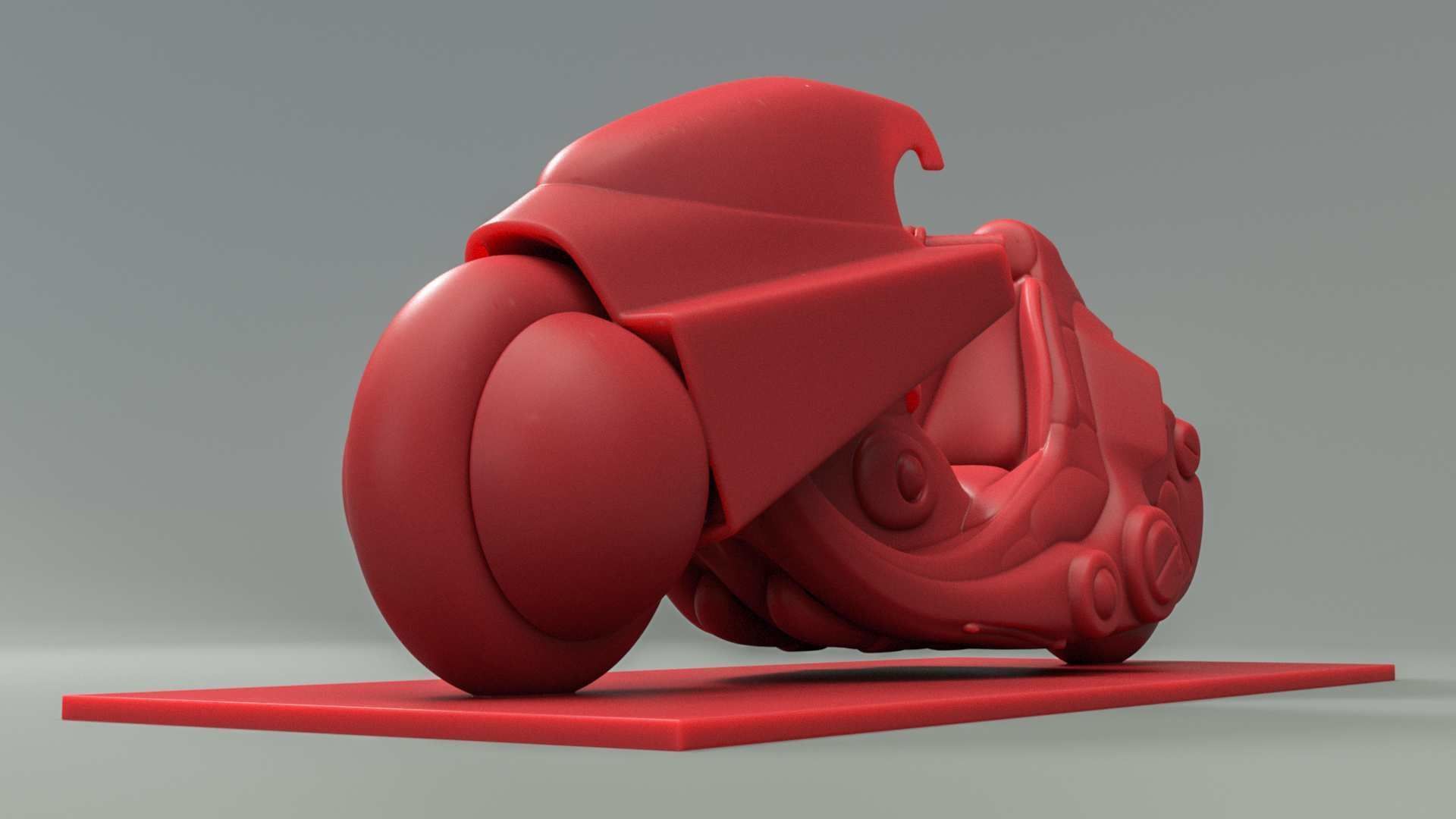 Kaneda Bike 3D Print Model 3D print model_2