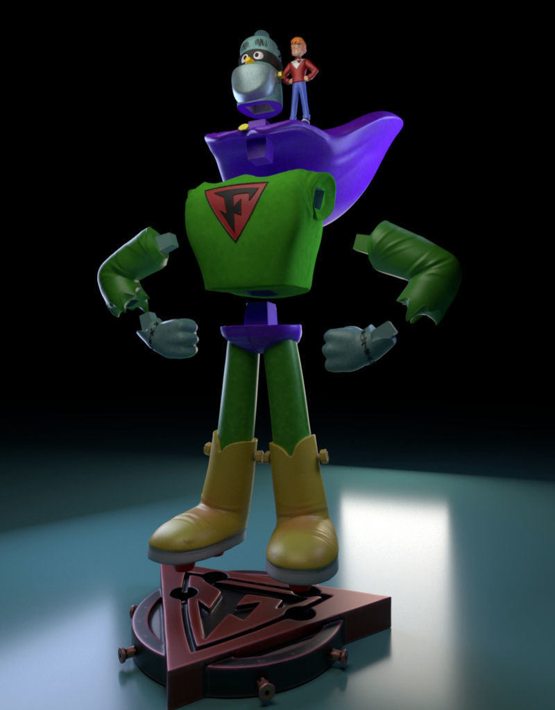 Frankestein Jr - 40cm  3D print model_14