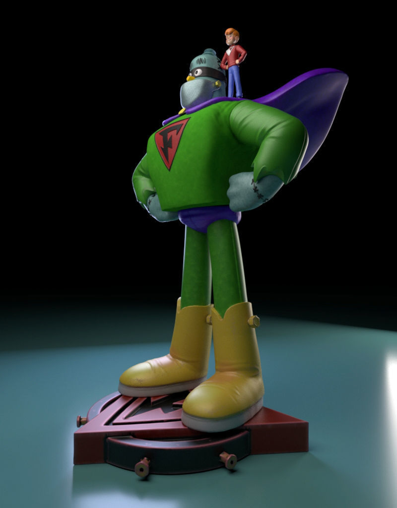 Frankestein Jr - 40cm  3D print model_9