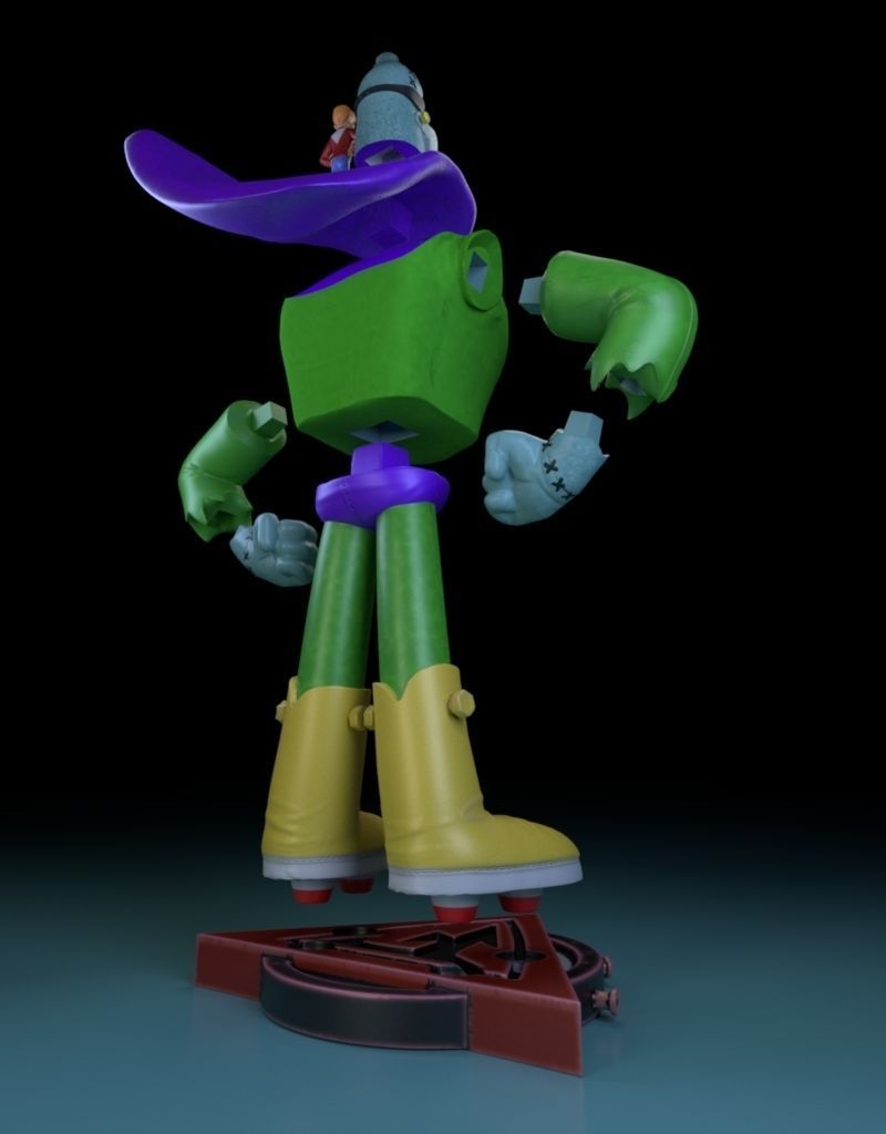 Frankestein Jr - 40cm  3D print model_15