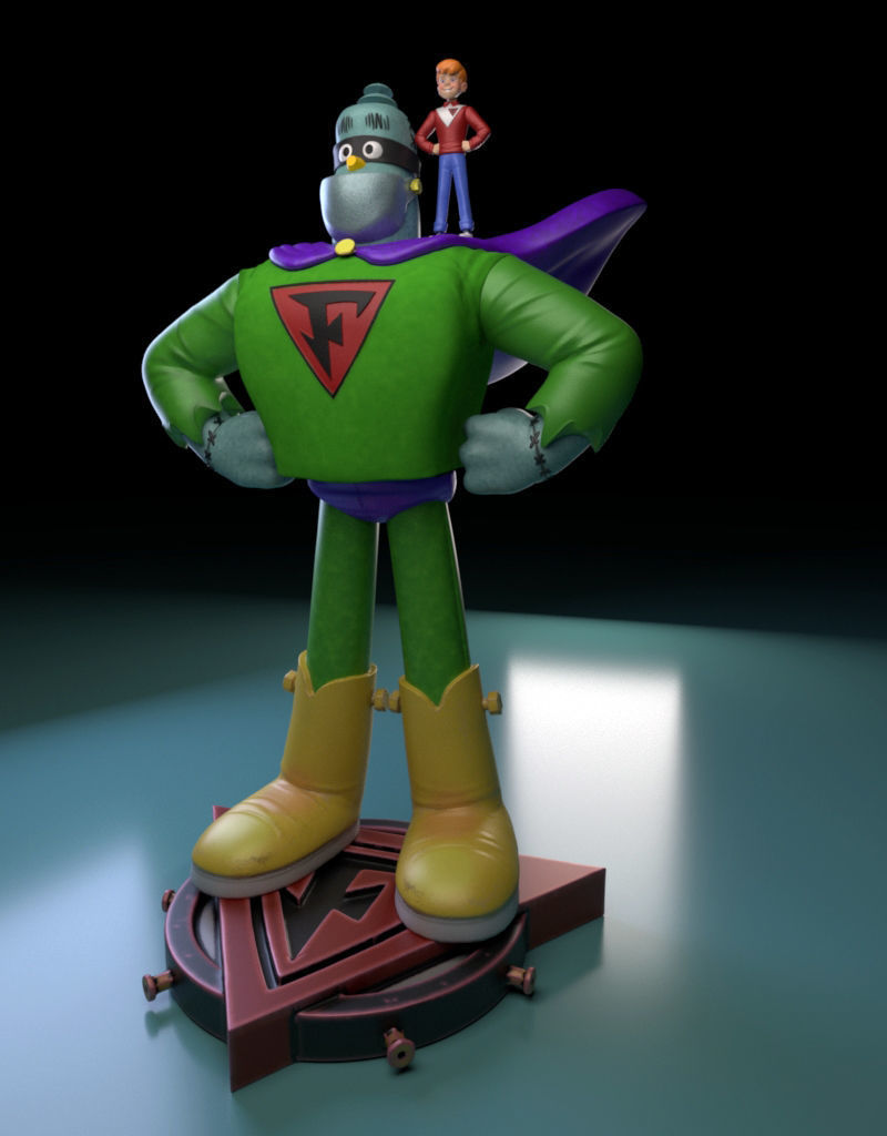 Frankestein Jr - 40cm  3D print model_5