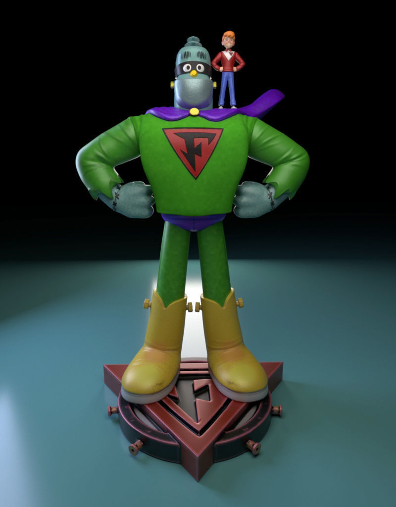 Frankestein Jr - 40cm  3D print model_7