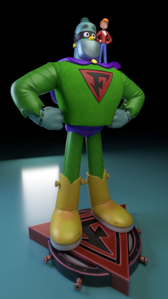 Frankestein Jr - 40cm  3D print model_1