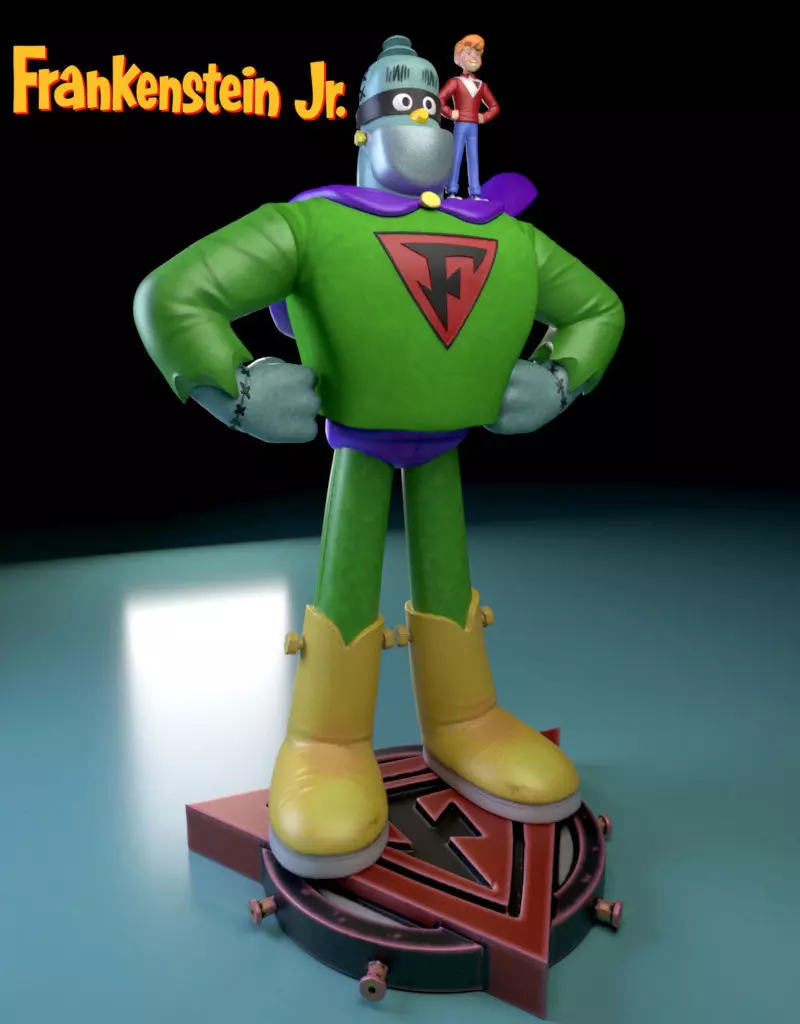 Frankestein Jr - 40cm  3D print model_0