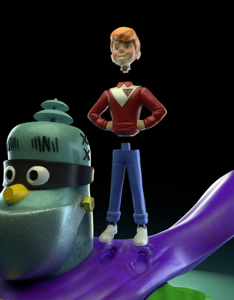 Frankestein Jr - 40cm  3D print model_4