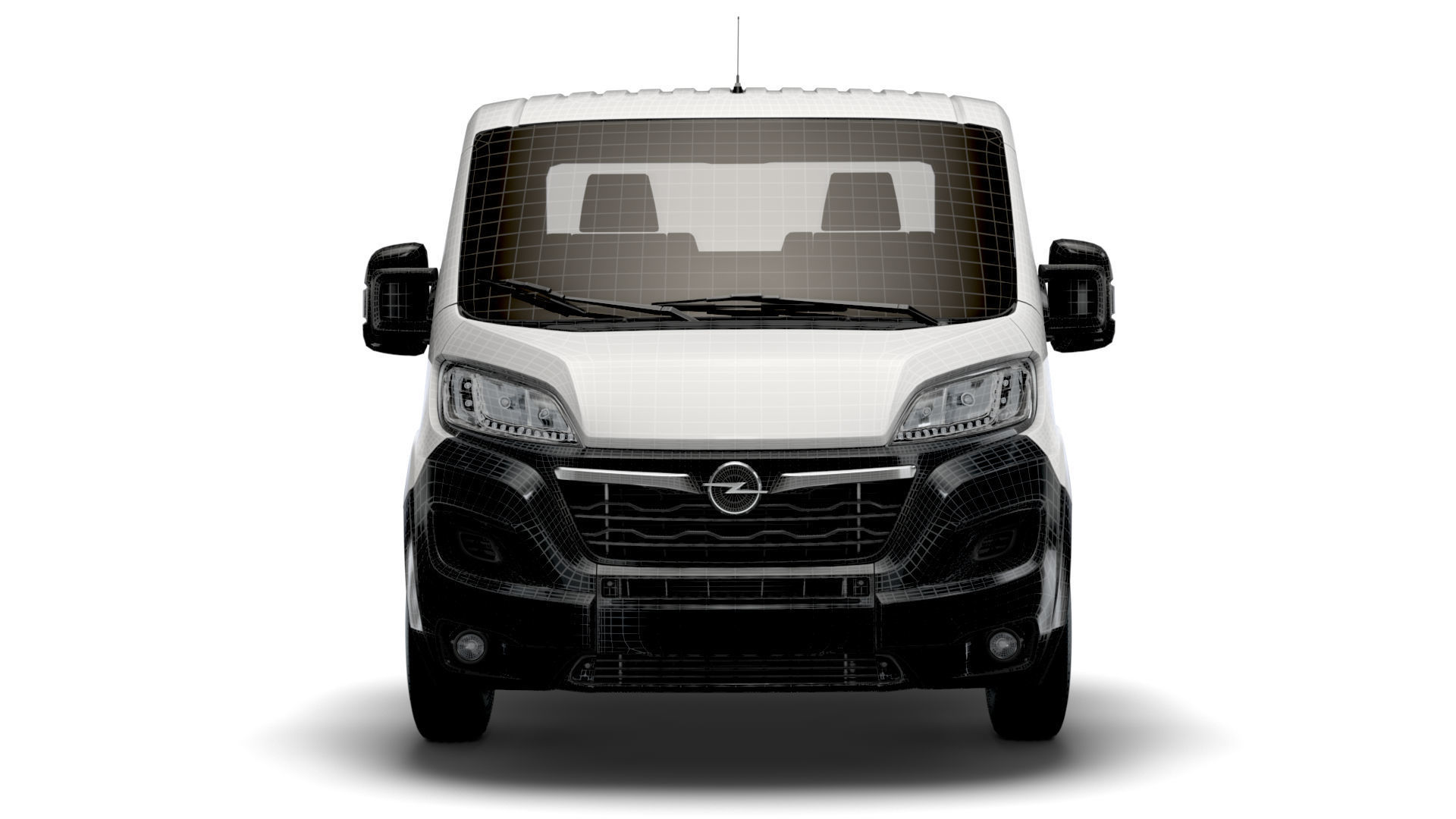 Opel Movano 3540 L4 platform cab 2022 3D model_18