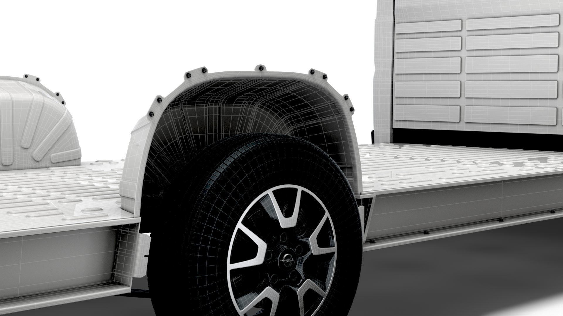 Opel Movano 3540 L4 platform cab 2022 3D model_23