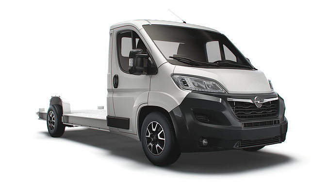 Opel Movano 3540 L4 platform cab 2022 3D model