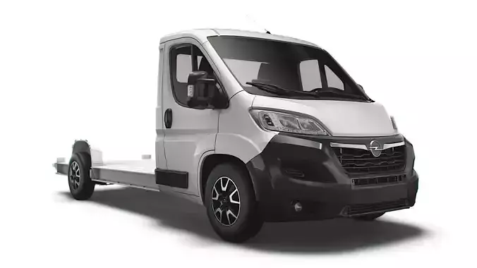 Opel Movano 3540 L4 platform cab 2022 3D model