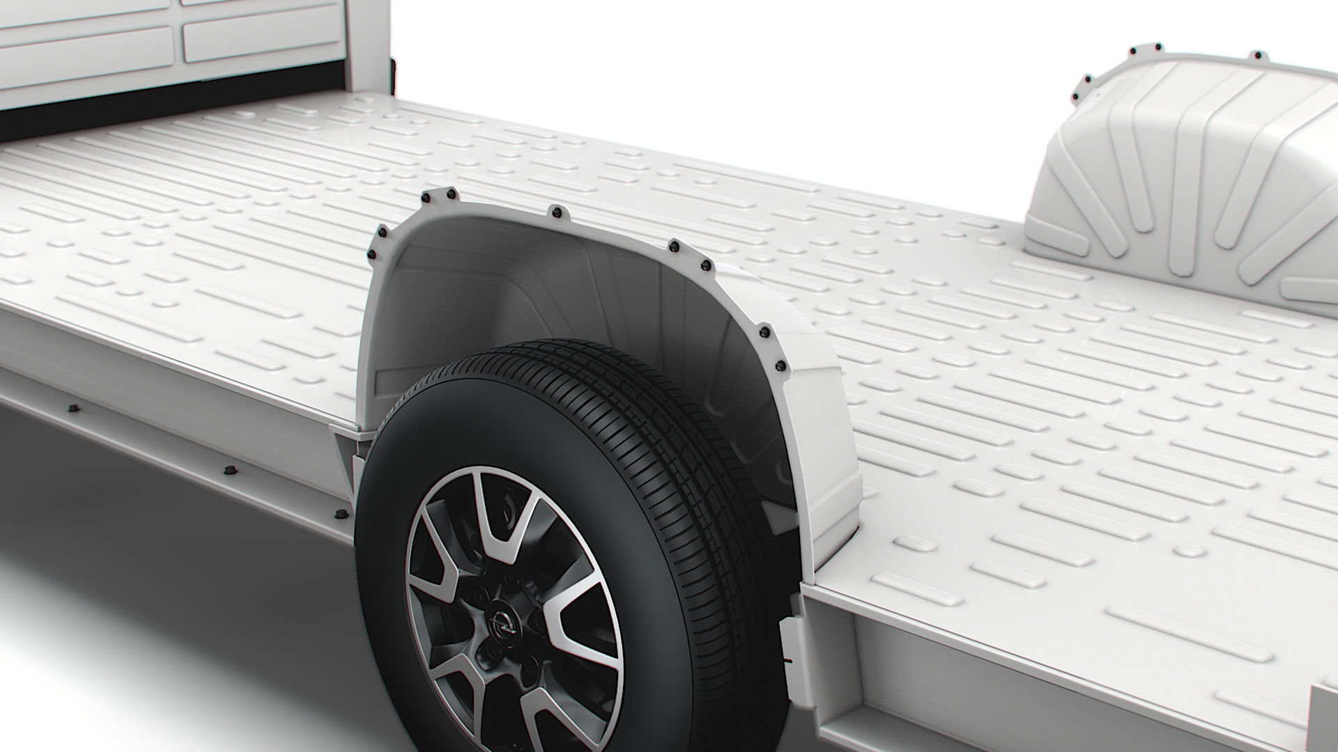 Opel Movano 3540 L4 platform cab 2022 3D model_3