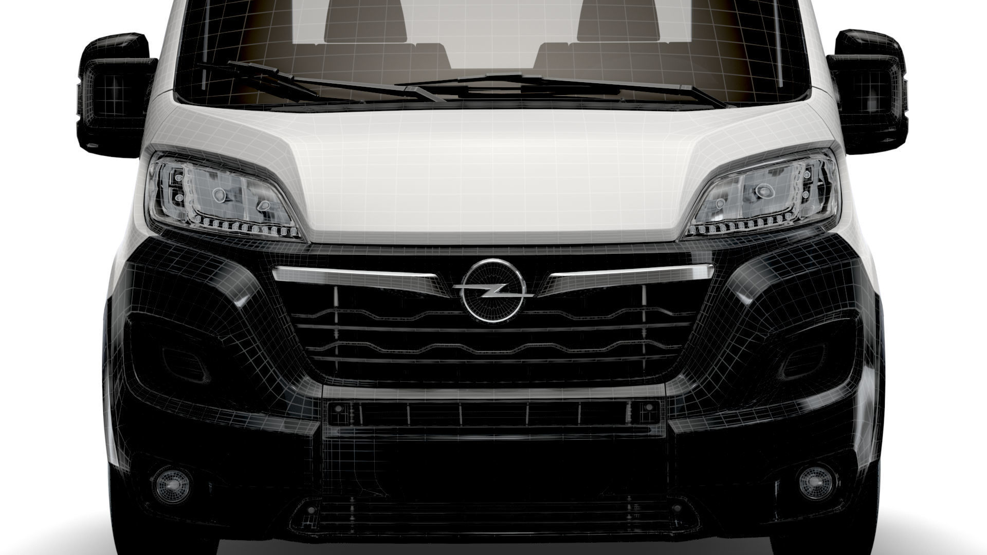 Opel Movano 3540 L4 platform cab 2022 3D model_19