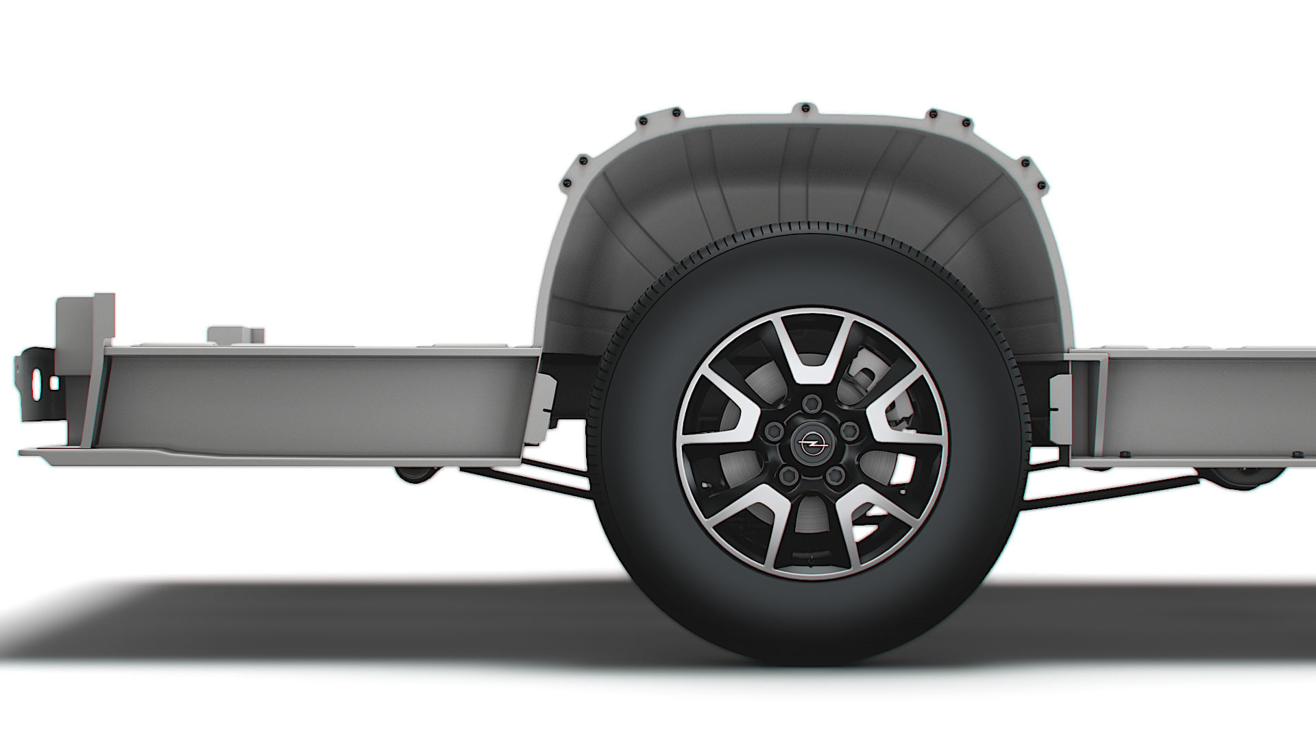 Opel Movano 3540 L4 platform cab 2022 3D model_9