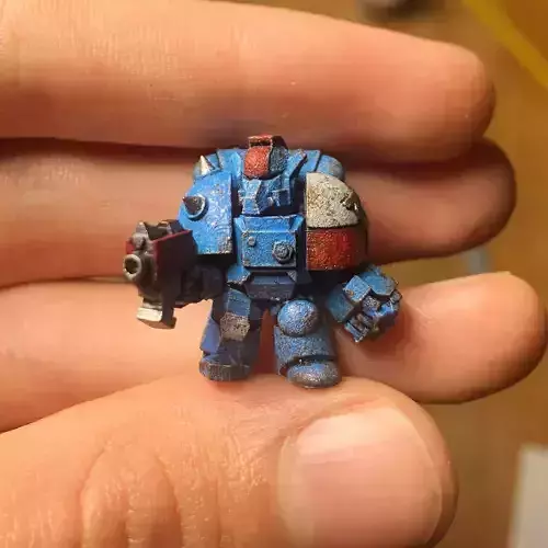 Goblin Marine Lieutenant Free 3D print model
