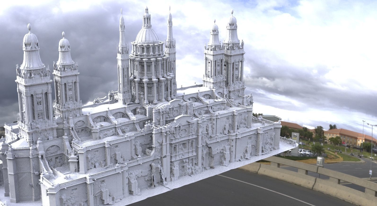  High Fantasy council dome 3D model 3D model_2