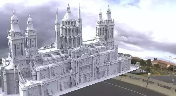  High Fantasy council dome 3D model