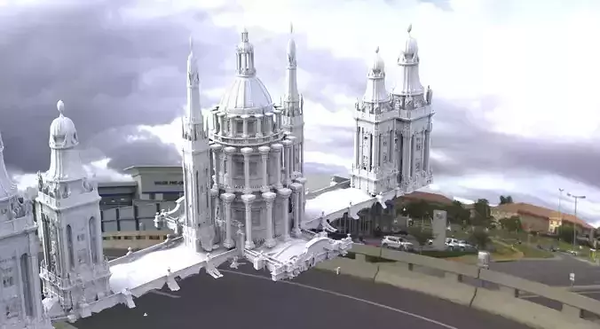 Royal architecture dome