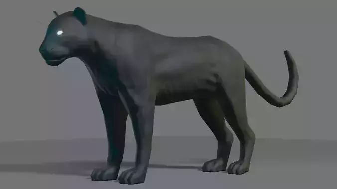 Low poly Panther