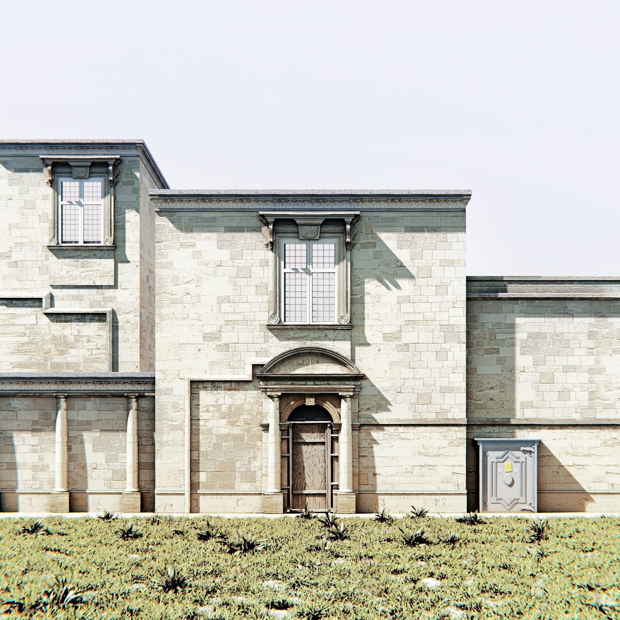 London Lincoln Cottage Scene 3D model_2