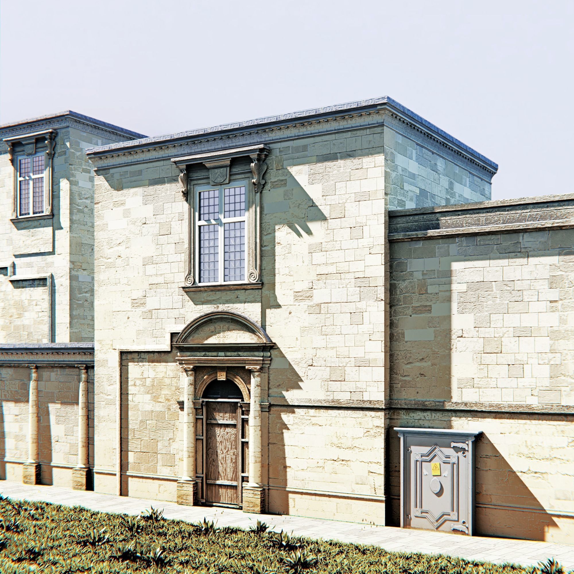 London Lincoln Cottage Scene 3D model_1