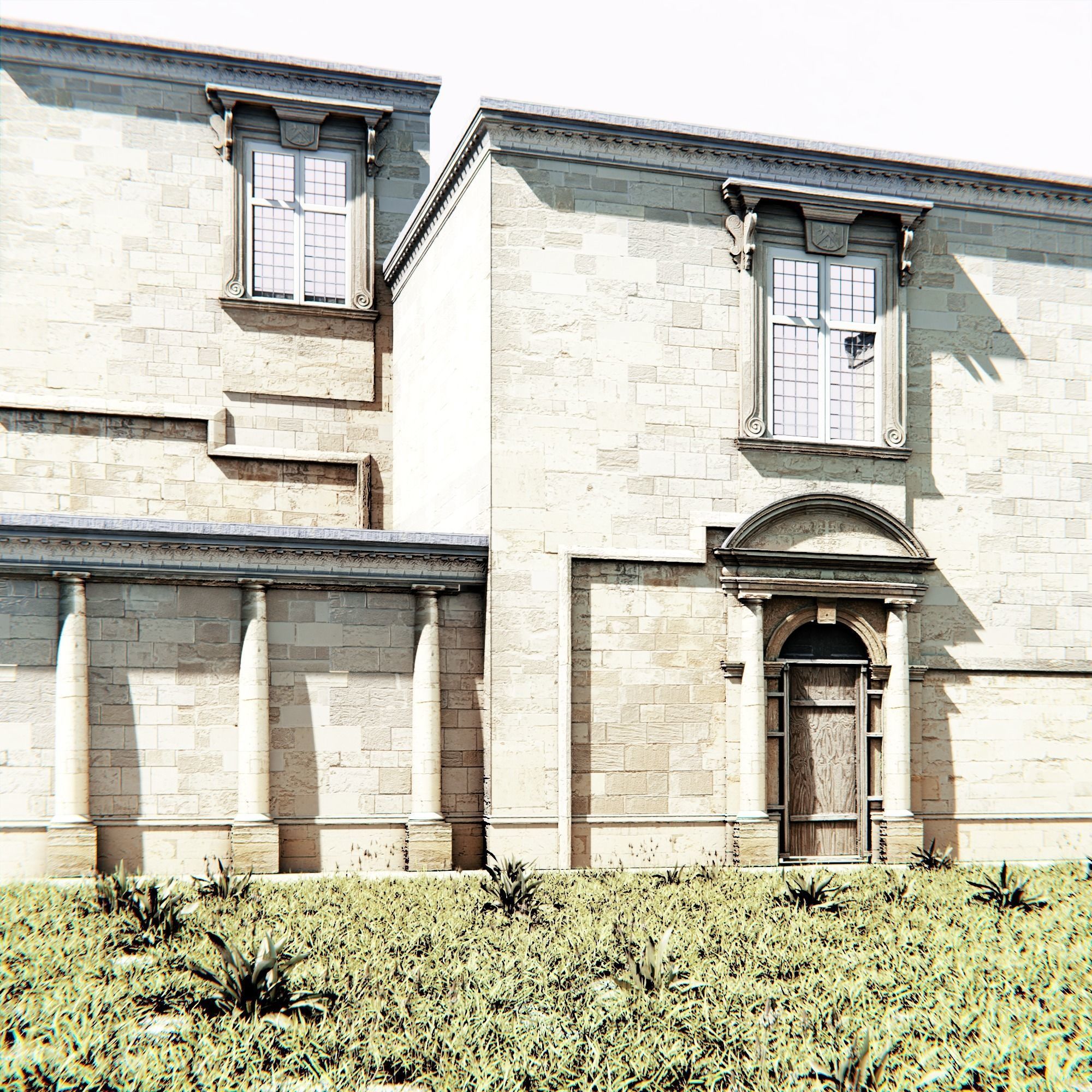 London Lincoln Cottage Scene 3D model_3