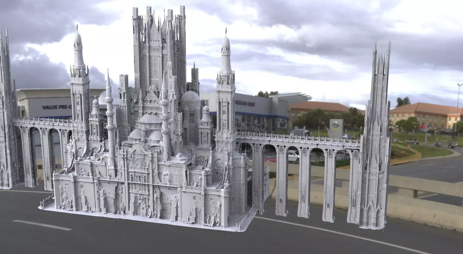 Fantasy city Coronation chambers 3D model