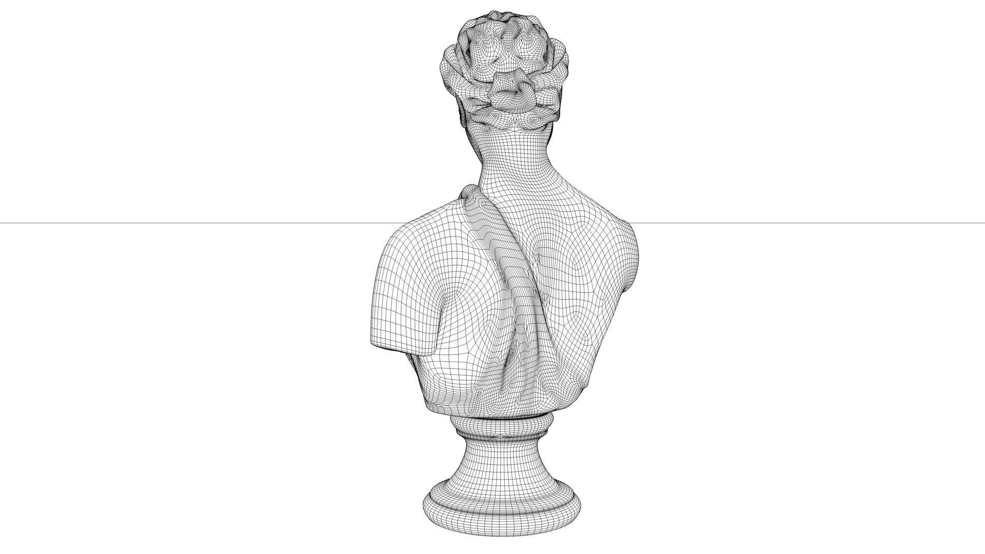 CLASSIC FEMALE BUST 3D model_12