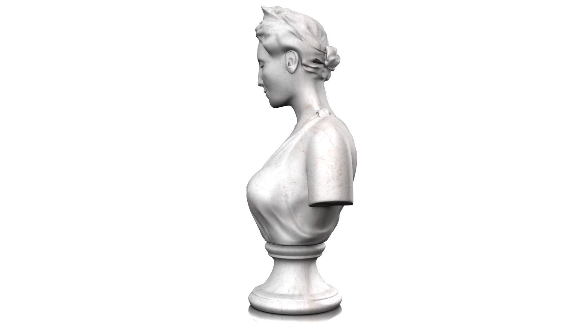 CLASSIC FEMALE BUST 3D model_5