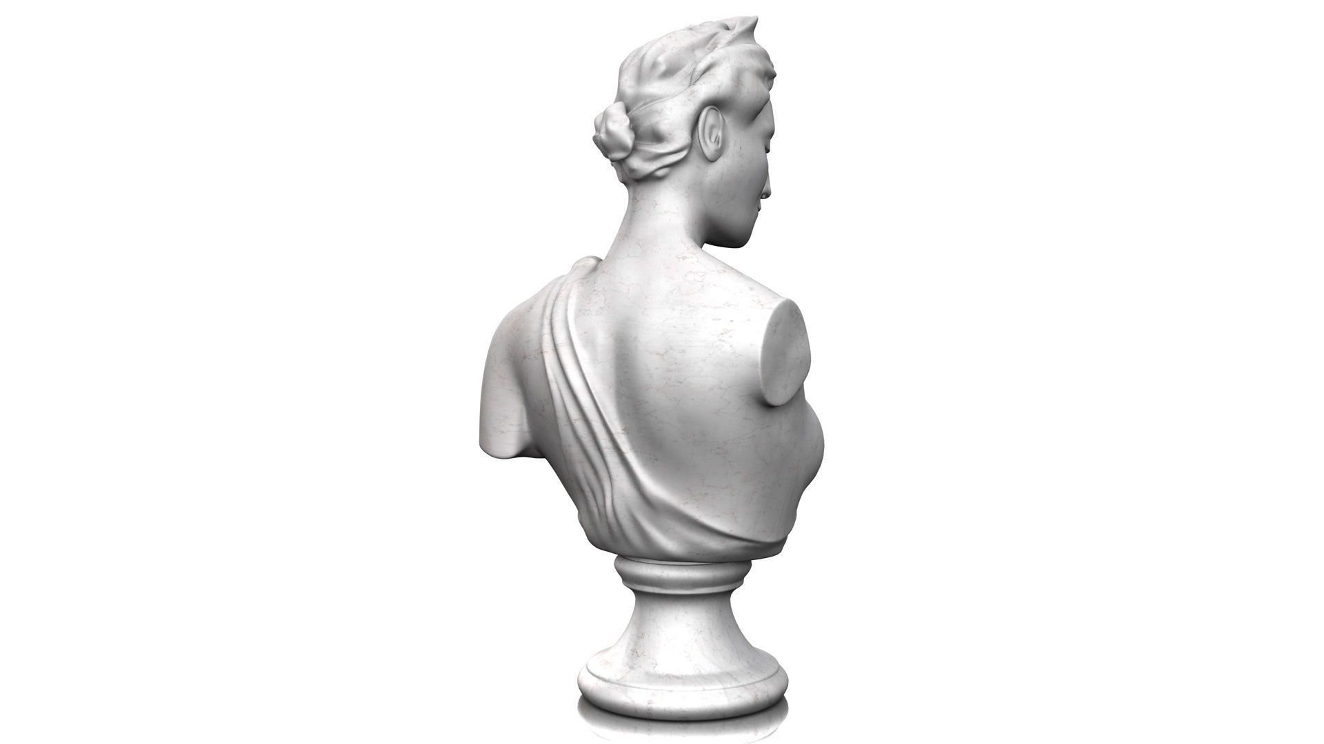 CLASSIC FEMALE BUST 3D model_3