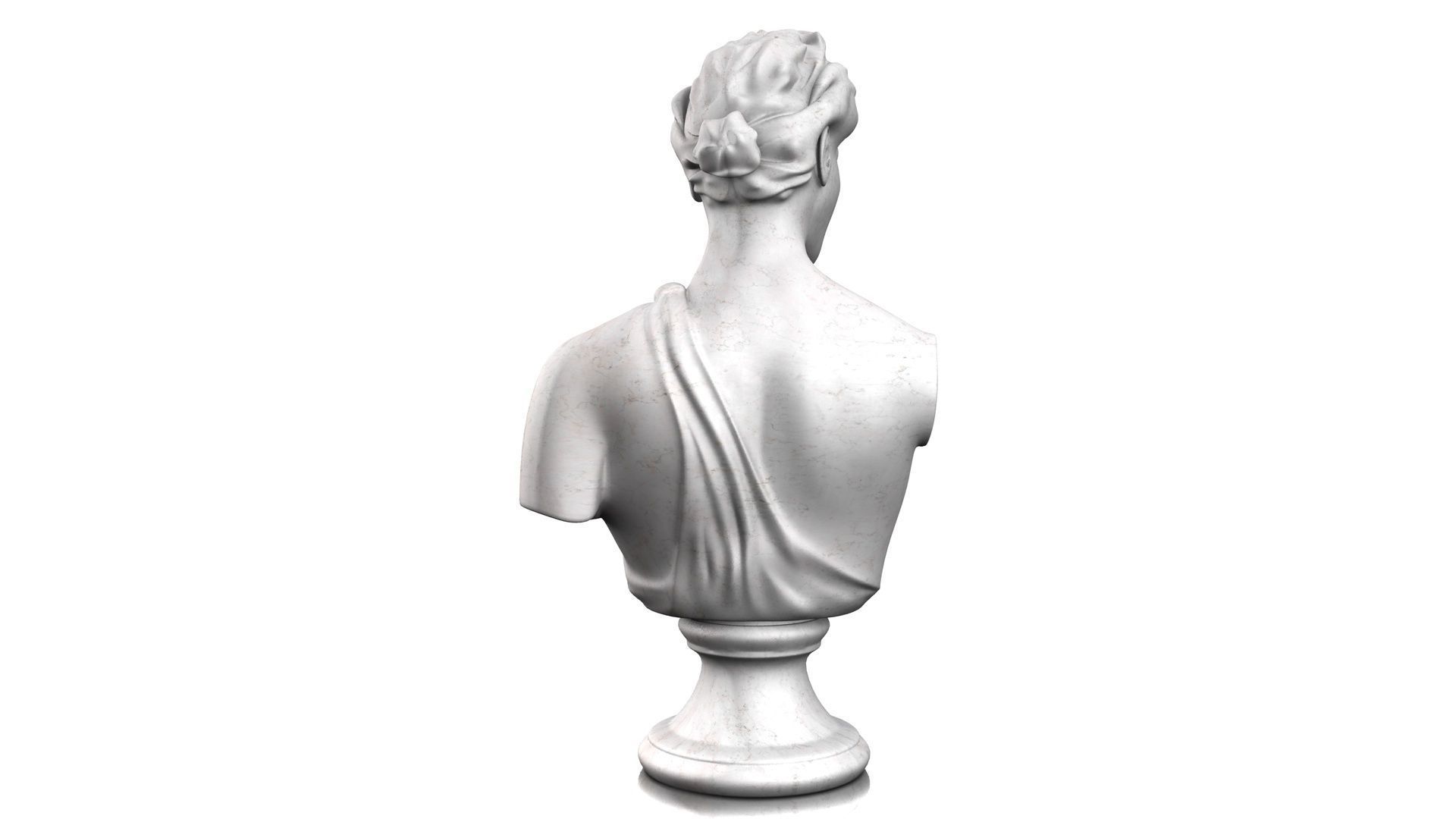 CLASSIC FEMALE BUST 3D model_4