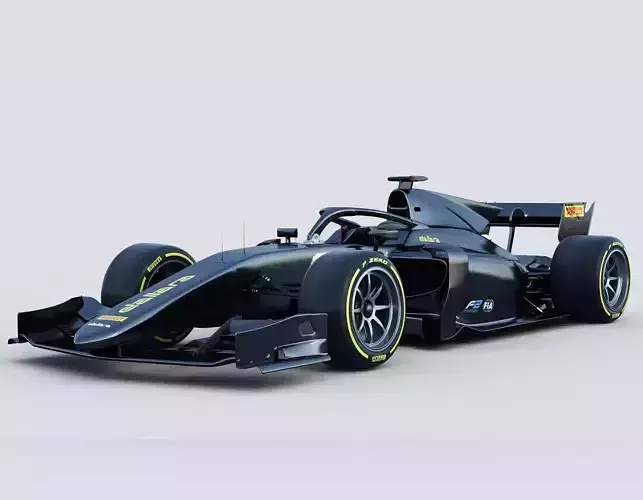 Dallara F2 2021 3D model