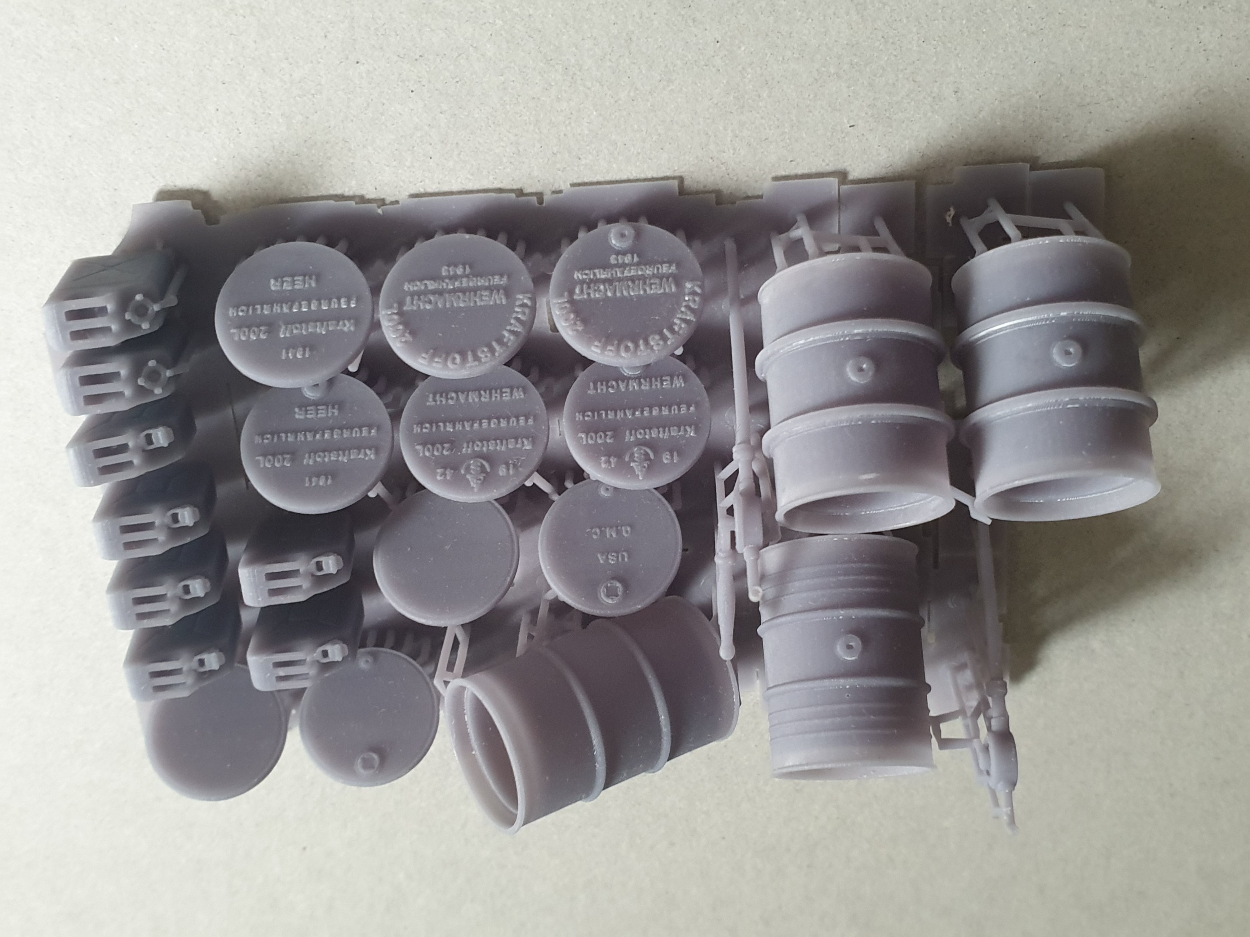 US and German WWII Fuel containers For 3d Resin Printing 3D print model_4