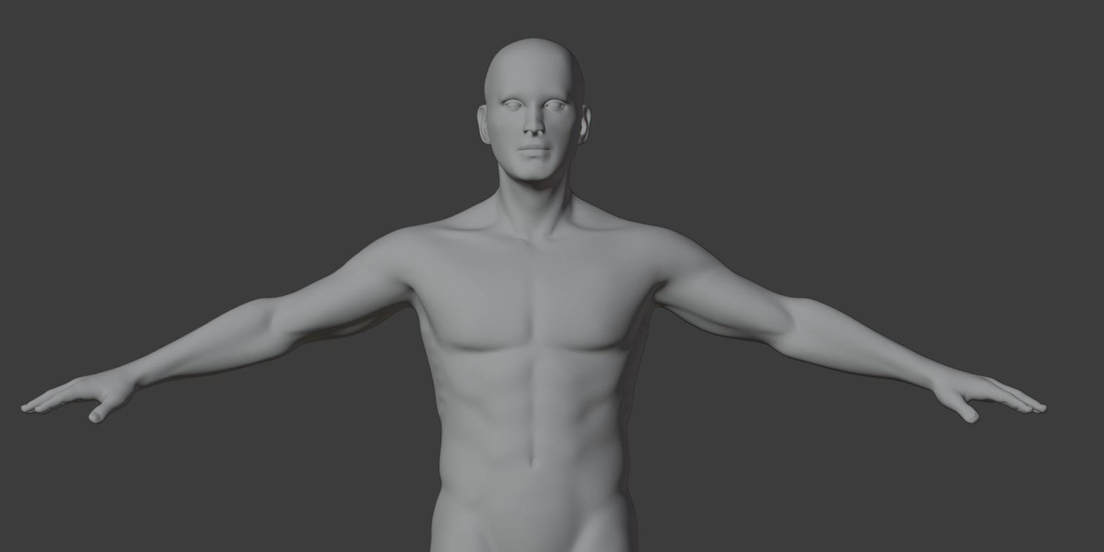 Human Hi Poly NOT RIGGED 3D model_2