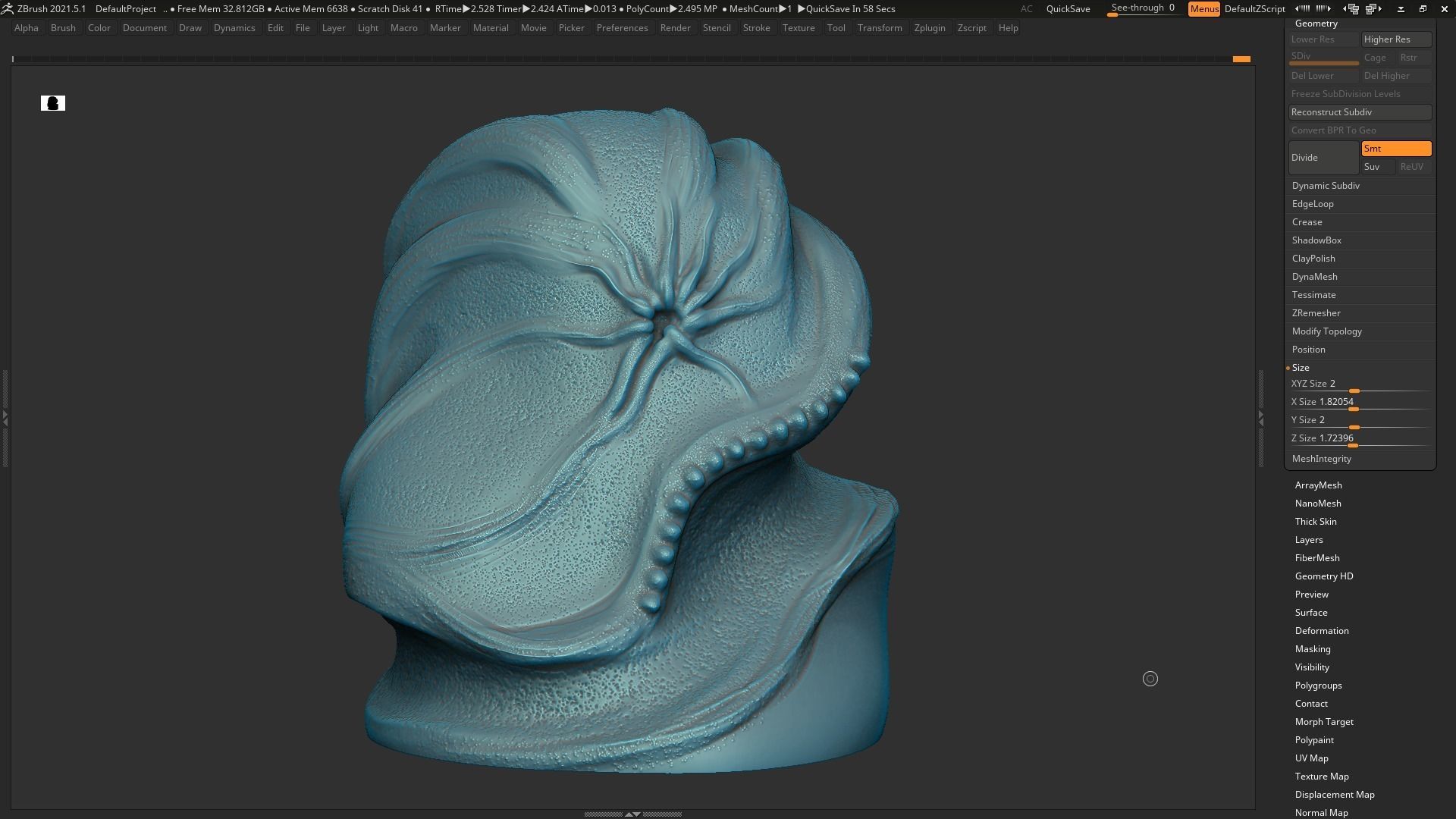 Modern Abstract Decorative sculpture 3d print model 118 3D print model_11