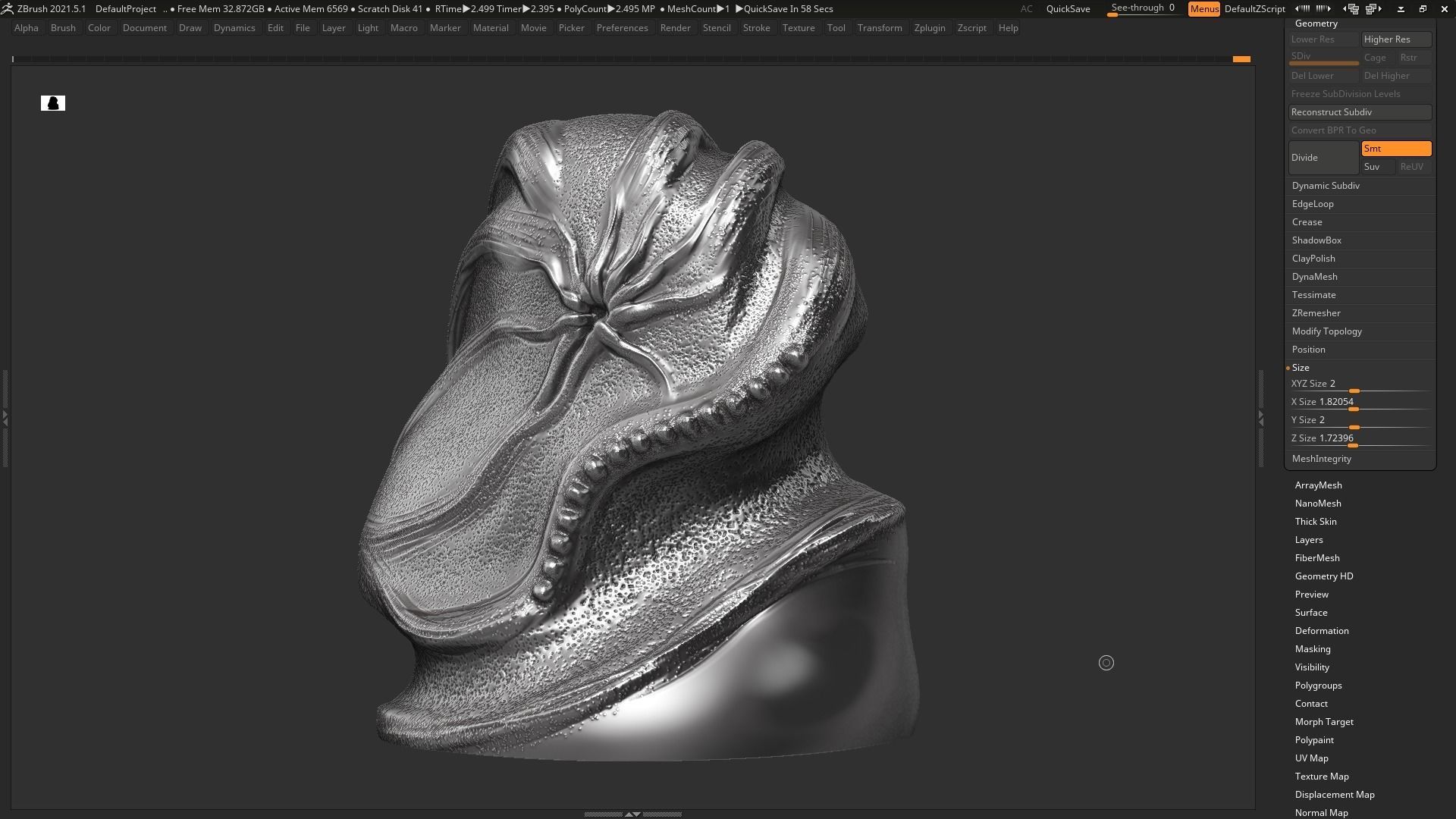 Modern Abstract Decorative sculpture 3d print model 118 3D print model_8