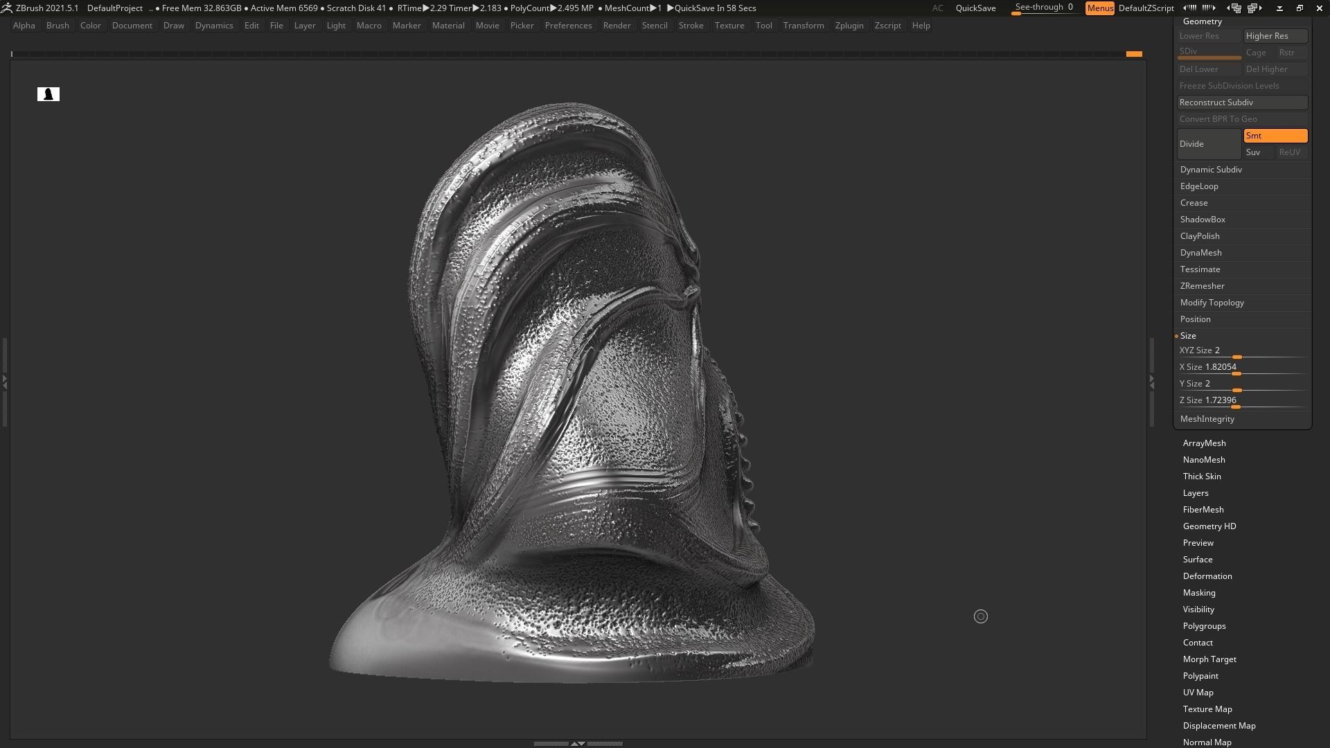 Modern Abstract Decorative sculpture 3d print model 118 3D print model_4